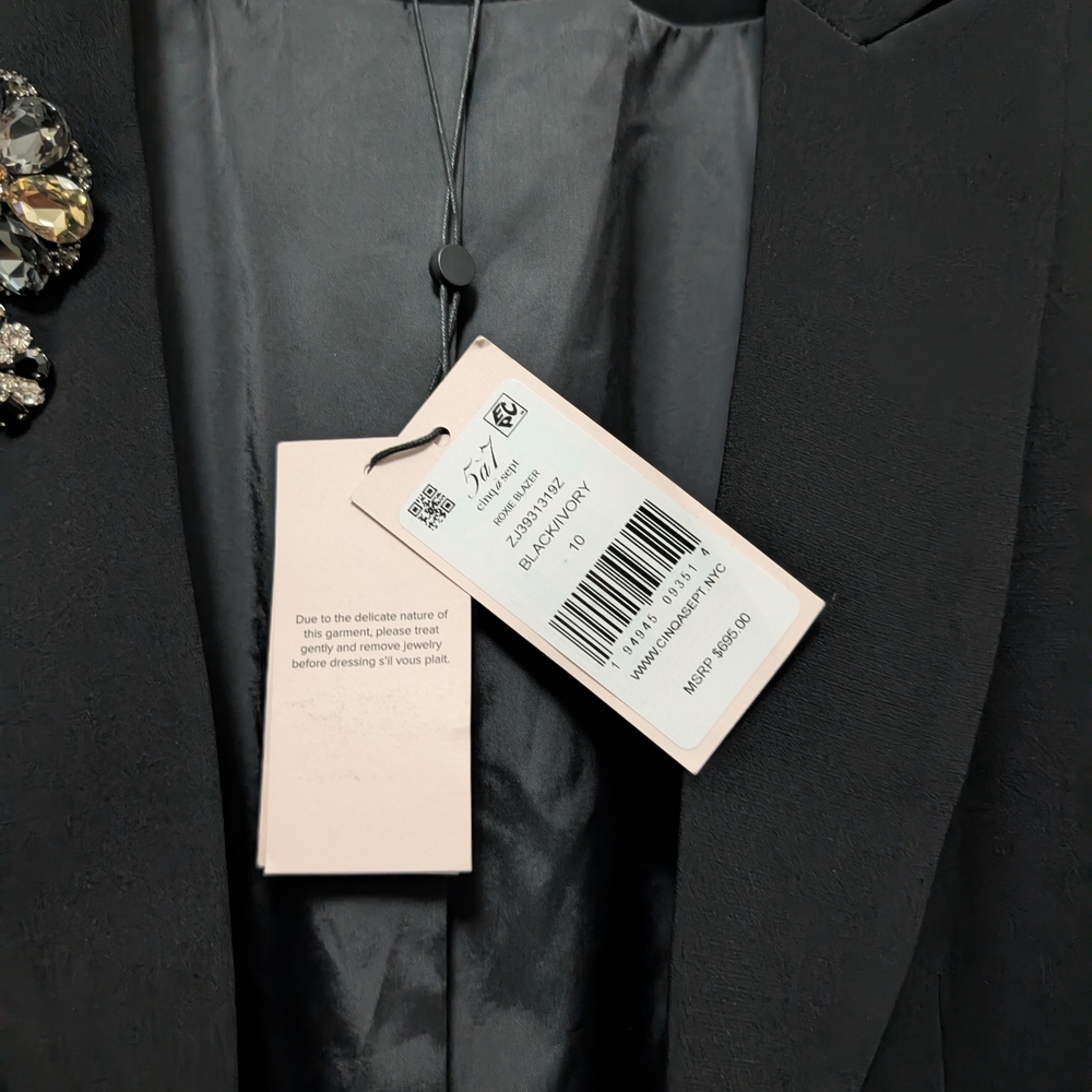 Cinq A Sept Roxy Lace Blazer - Picture 3 of 6